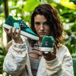 Sneakers Fuego Jade Dance di colore verde