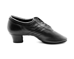 PD008 Premium Tanzschuhe in Black Leather