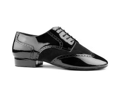 PD042 Chaussures de danse Tango en nabuk/brevet