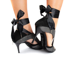 PD603 Tanzschuhe in Bright Black