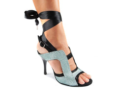 PD604 dance shoes in bright blue