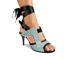 PD604 dance shoes in bright blue