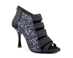 PD811 PRO dance shoes in black glitter