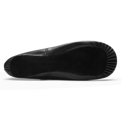 1003 Ballet slippers leather in black