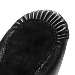 1003 Ballet slippers leather in black