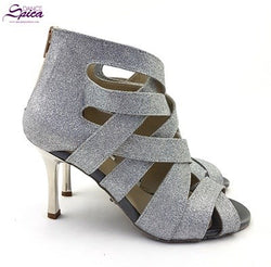 Shaula Shaula Dance Zapatos en Silver Glitter